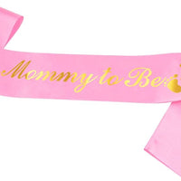 Bleikur “Mommy to Be” borði