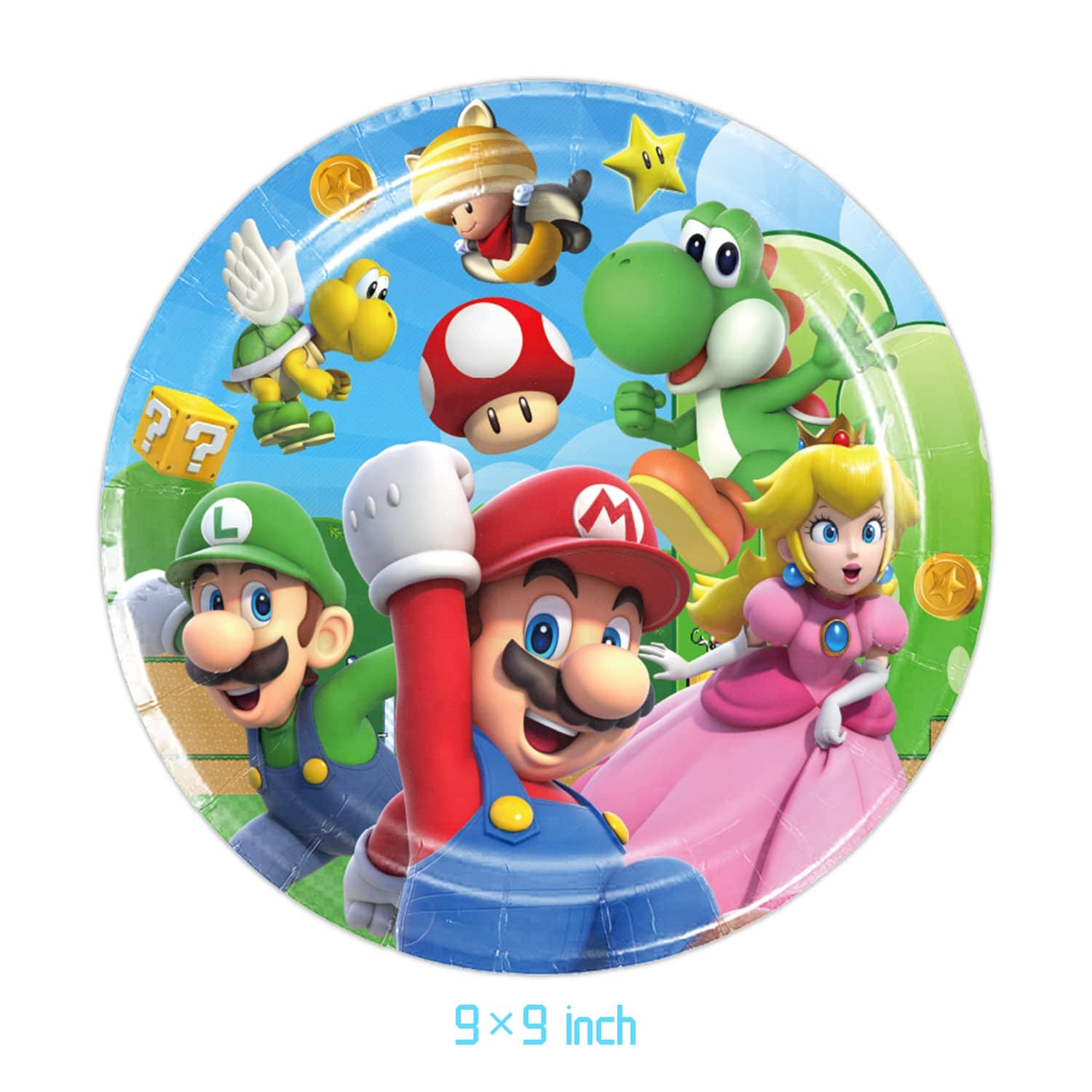 Super Mario Matardiskar 10stk.