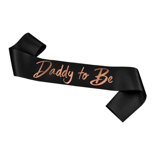 Svartur “Daddy to Be” borði
