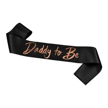 Svartur “Daddy to Be” borði