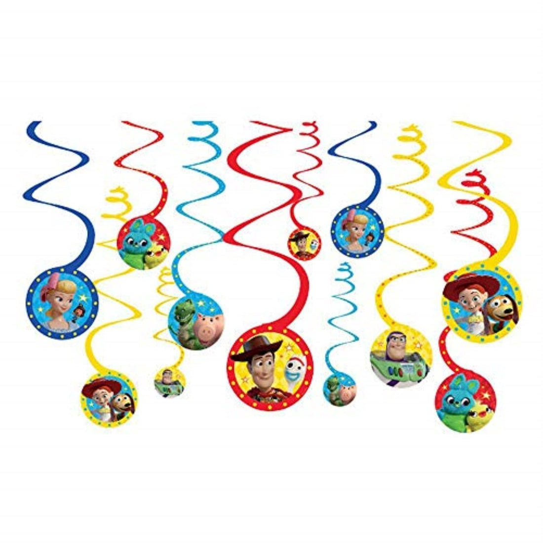 Toy Story swirl skreytingasett - 12stk