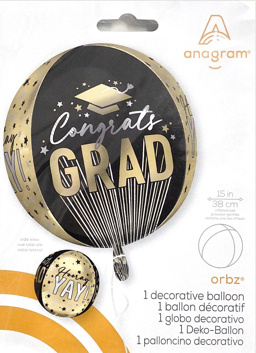 “Congrats GRAD” útskriftarblaðra 38cm x 40cm