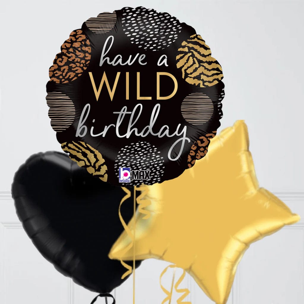 Svört “have a WILD birthday” álblaðra  46cm
