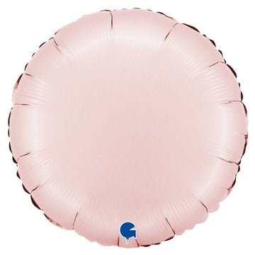 Bleik pastel mött hringlótt álblaðra  45 cm
