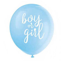 “Boy or girl” blöðrur (2 litir)  30cm