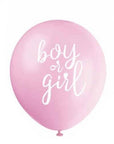 “Boy or girl” blöðrur (2 litir)  30cm