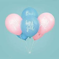 “Boy or girl” blöðrur (2 litir)  30cm