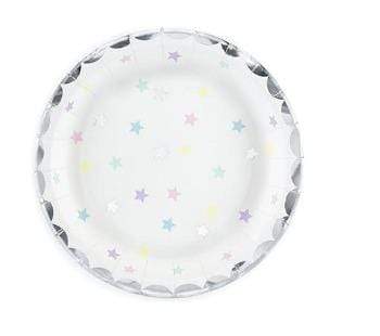 Stjörnudiskar - 6 stk í pakka, 18 cm