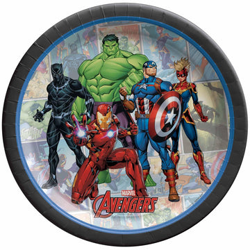 Avengers Marvel diskar- 8stk í pakka 18cm