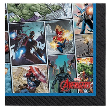 Avengers Marvel serviettur kokteil- 16stk í pakka