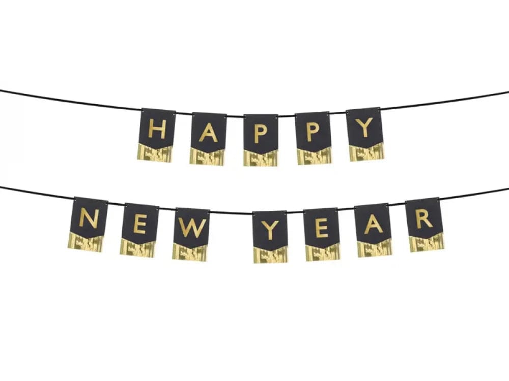 Happy New Year fánalengja 1,35m