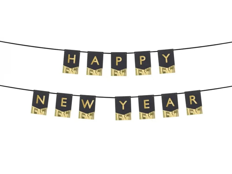 Happy New Year fánalengja 1,35m