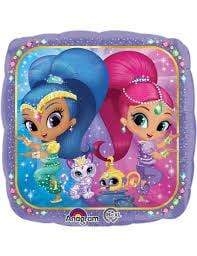 Blíða og blær (Shimmer and shine) blaðra- 48cm