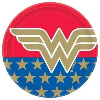 Wonder Woman diskar - 8 stk, 23cm