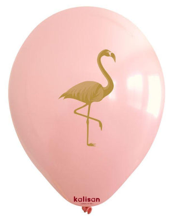 Flamingo blaðra bleik- 30cm