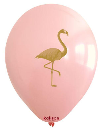 Flamingo blaðra bleik- 30cm