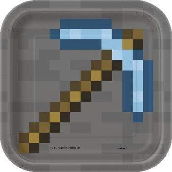 Minecraft diamond pickaxe kökudiskar  8 stk