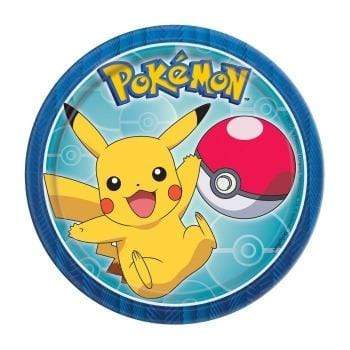 Pokémon diskar - 8 stk í pakka 18 cm