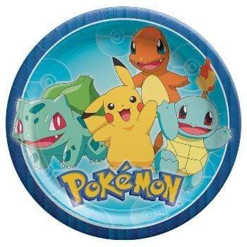 Pokemon diskar - 8 stk í pakka 23 cm