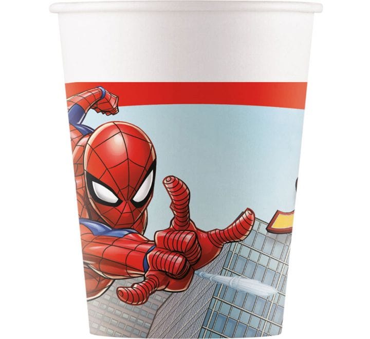 Spiderman pappaglös  8 stk
