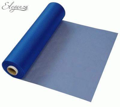 Dökkblár organza renningur 29cm x 25m