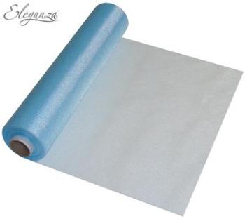 Ljósblár organza renningur 29cm x 25m