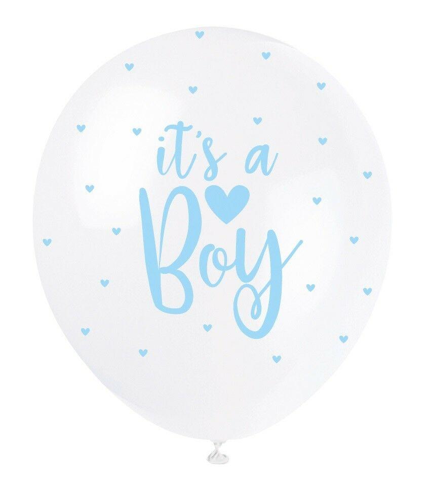 It´s a boy blaðra hvít- 30cm