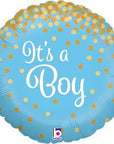 Blá "It´s a boy" blaðra  45cm