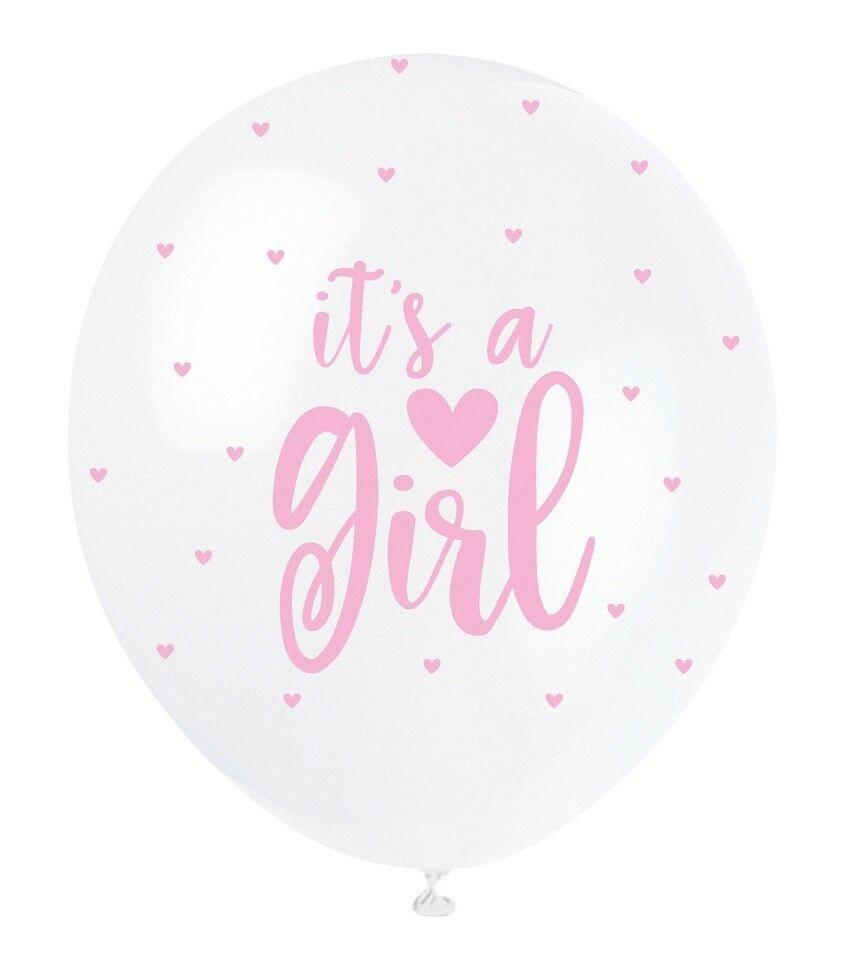 It´s a girl blaðra hvít- 30cm