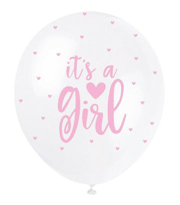 It´s a girl blaðra hvít- 30cm