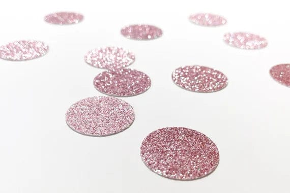 Rósagyllt glimmer confetti  100 stk