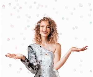 Syndrandi confetti sprengja - 15cm