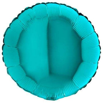 Sægræn hringlótt satín álblaðra - 45 cm