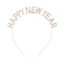 Rósagyllt "Happy New Year" kóróna