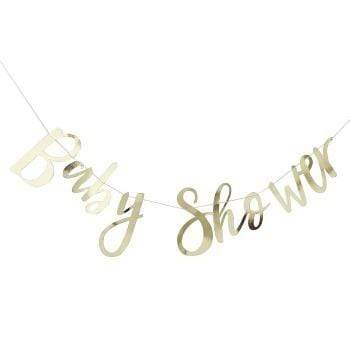 Gyllt “Baby Shower” skrautlengja