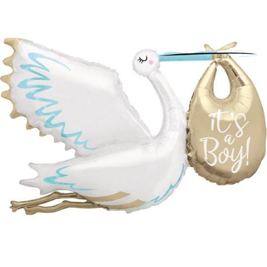 "It´s a boy" storkur álblaðra 1,14cm
