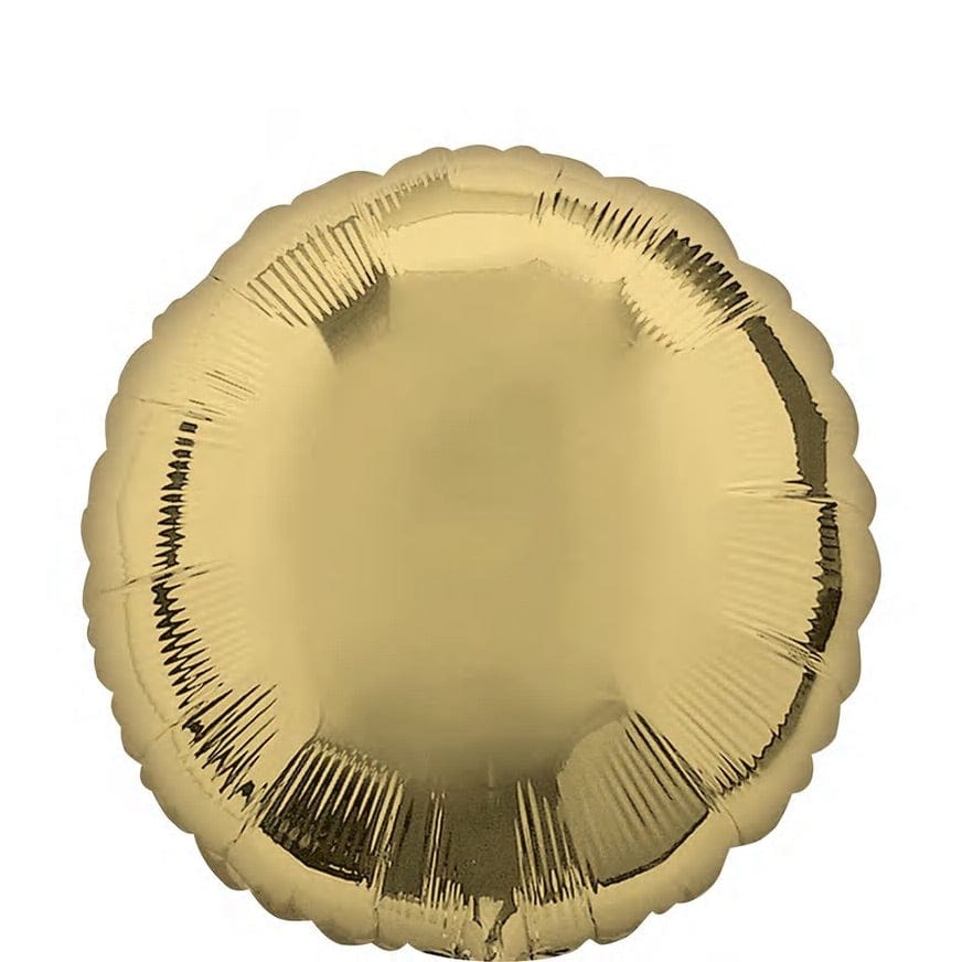 Metallic gyllt hringlótt álblaðra - 45cm
