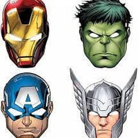 Avengers andlitsgrímur- 6 stk í pakka