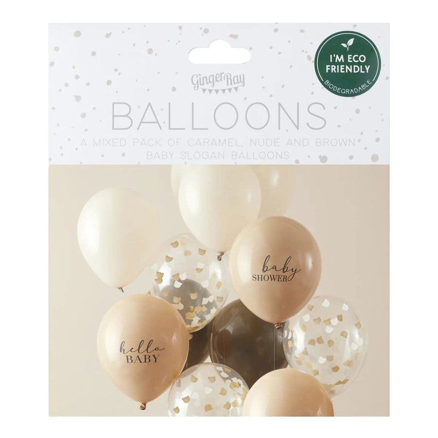 Baby shower nude sett - 11stk