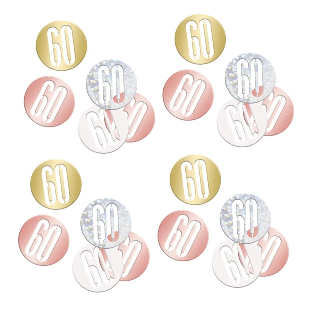 60 ára confetti (gyllt og rósagyllt)- 14g