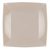 Kremaðir plastdiskar (fjölnota) - 8stk í pakka 23cm x 23cm