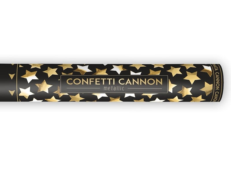 Gyllt stjörnu confetti sprengja  40cm