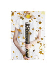 Gyllt stjörnu confetti sprengja  40cm