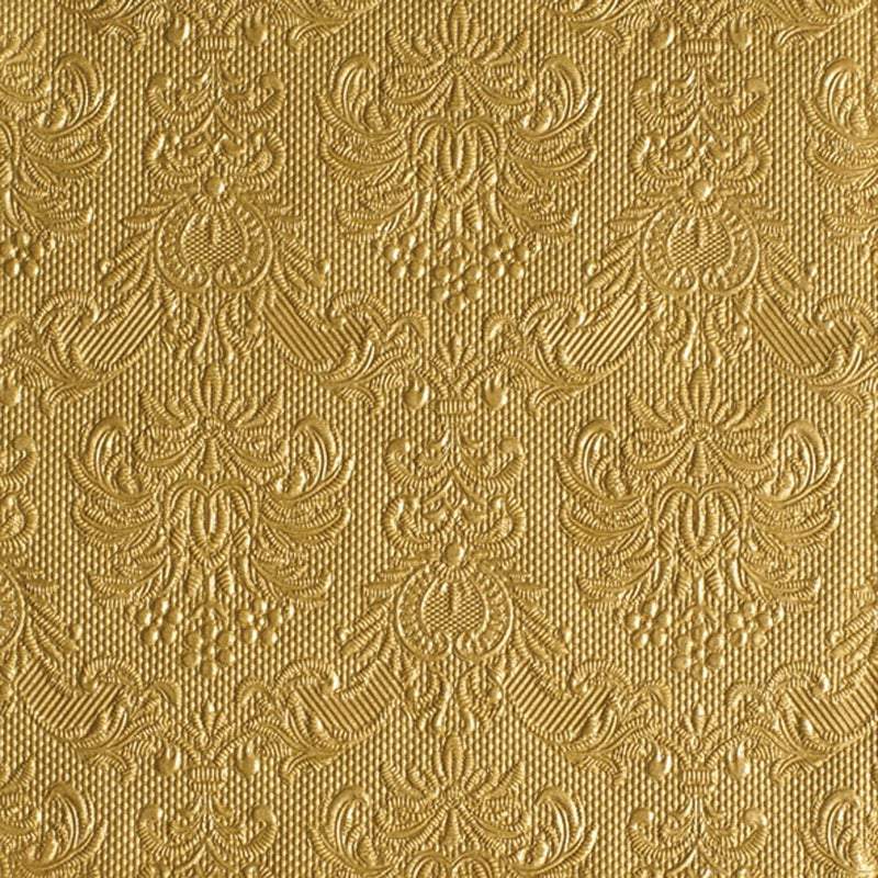 Gylltar servíettur - 15stk í pakka 25x25cm