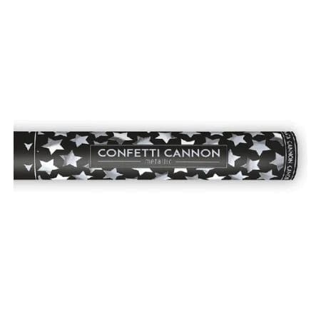 Silfur stjörnu confetti sprengja  40cm