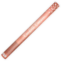 Rósagyllt hjarta confetti sprengja  60cm