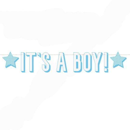 "It´s a boy" fánalengja - 1,52m