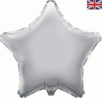 Silfur stjörnulaga álblaðra- 45 cm