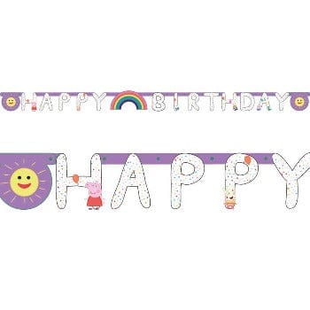 Gurra Grís "Happy Birthday" skrautlengja  2,1m