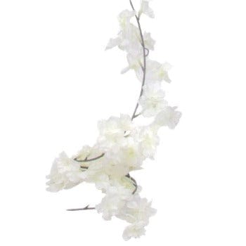 Hvít gerviblóm blossom lengja - 2,1m